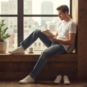 Tommy Hilfiger Jeans Homme Taille 31 Custom Straight Denim Bleu